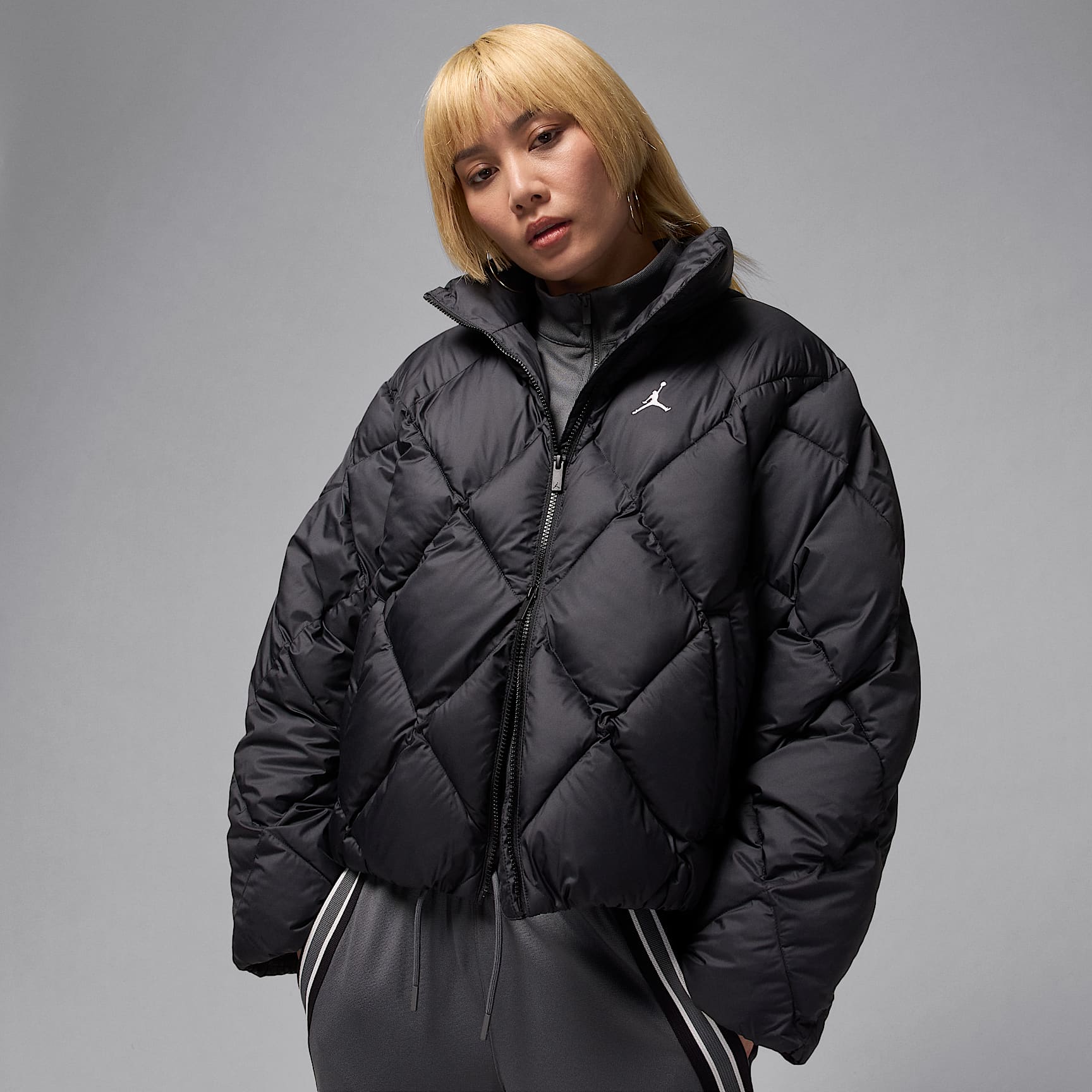Jordan Brooklyn Women's Quilted Puffer Jacket. Nike ID